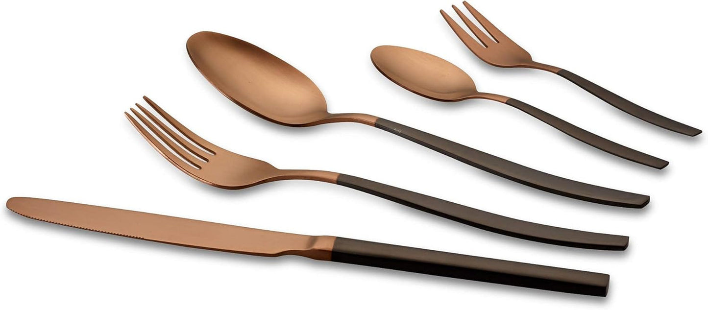 Bestekset Echtwerk Positano Due-Bronze, Black Edition, 20-delig, 4 personen Keuken Naty Shop
