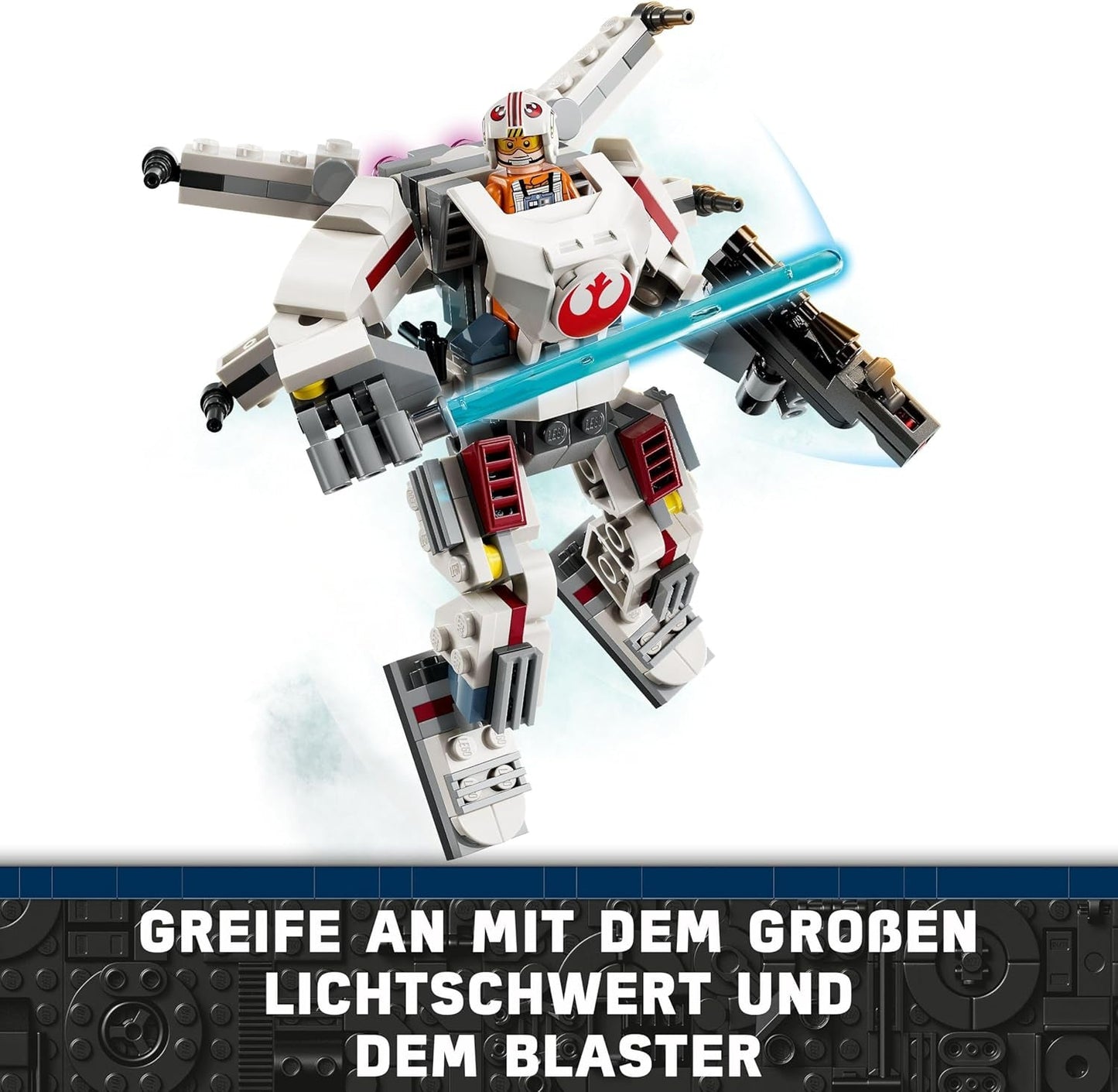 LEGO Star Wars Luke Skywalker's X-Wing Mecha, speelgoedstenen om te verzamelen, actie-avontuur, cadeau-idee voor creatieve jongens en meisjes vanaf 6 jaar 75390 Bouwsets Besuche in LEGO-Store