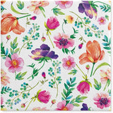 PAW - 3-laags servetten (33 x 33 cm) I 20 stuks I Perfect voor verjaardagen, feesten, bruiloften, communies en feestdagen I Tafeldecoraties Kleurrijke papieren servetten - Kleurrijke bloemen Flora I Bloemstuk