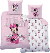 Kinderbeddengoed, diverse stripfiguren, 100% katoen Beddengoed - kinderen Naty Shop Minnie Mouse