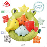 Fehn kikkerbadnet - Babybadspeeltje voor in bad - Drijvend waterspeelgoed voor vrolijk badplezier - Badspeelgoed voor baby's en peuters vanaf 0+ maanden Babyspeelgoed Naty Shop