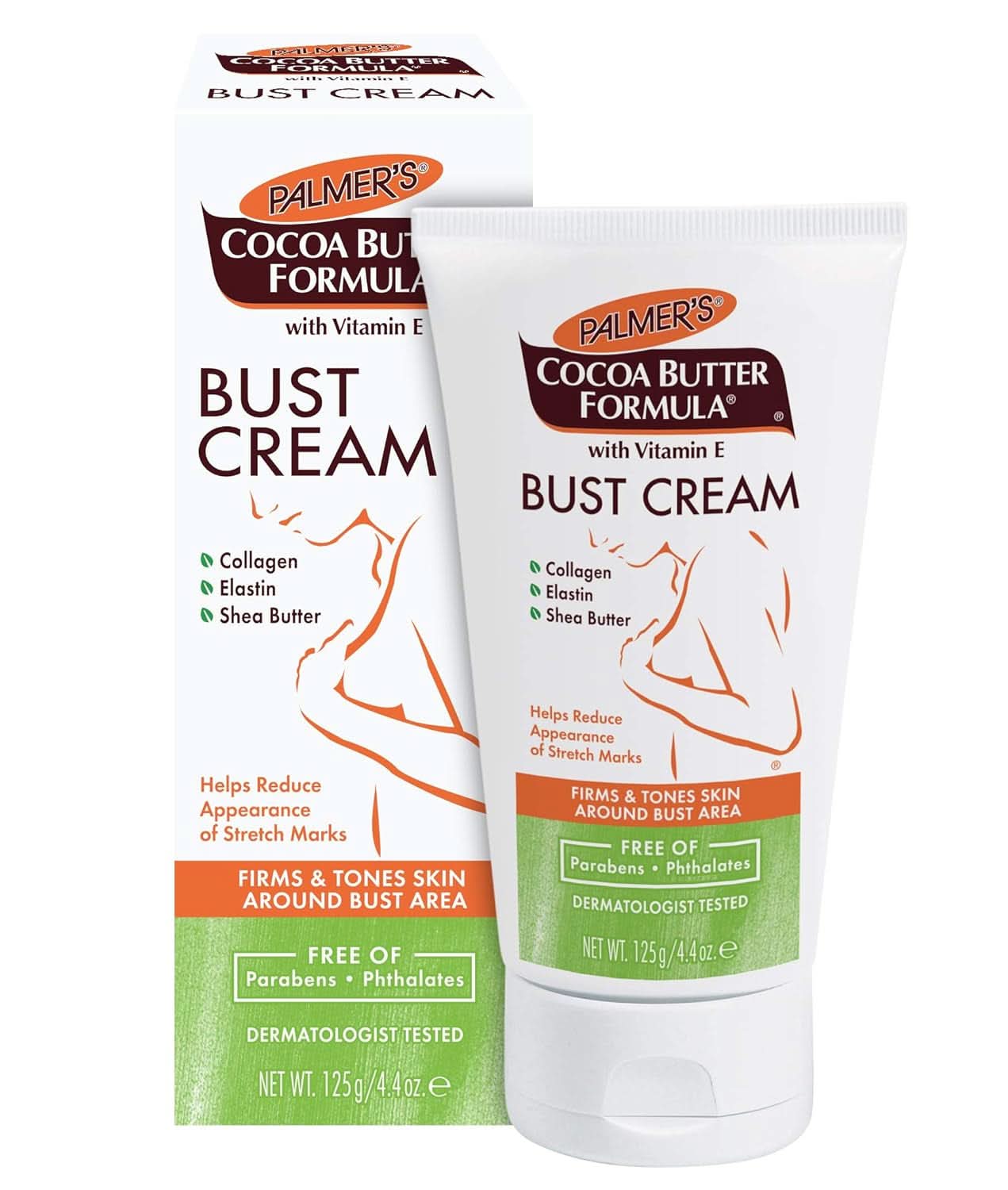 Palmer's Zwangerschap Cacaoboter, crème voor het herstellen van de buste na de geboorte Cosmetica en Schoonheid Naty Shop 3 stuks