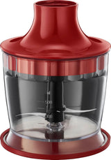 Russell Hobbs Stabmixer [3-in-1: Pürierstab/Zerkleinerer, Mixer- & Schneebesenaufsatz] Desire Rot (Bpa-vrij & Spülmaschinenfestes Zubehör, Für Smoothie, Suppen Saucen, Joghurt Babynahrung) 24700-56 Keuken Naty Shop