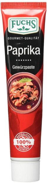 Fuchs Gewürze – Paprika Gewürzpaste, vollmundig piquantes Aroma, Paste zum Würzen von Soßen, Fleisch-Gerichten of Suppen jeglicher Länder-Küchen, 60 g