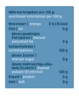 Nosugarsugar Erythrit Puder Streudose - Puderzuckerersatz Kalorienfrei, 19Er-pakket (19 X 250 G) Zoetstoffen Naty Shop