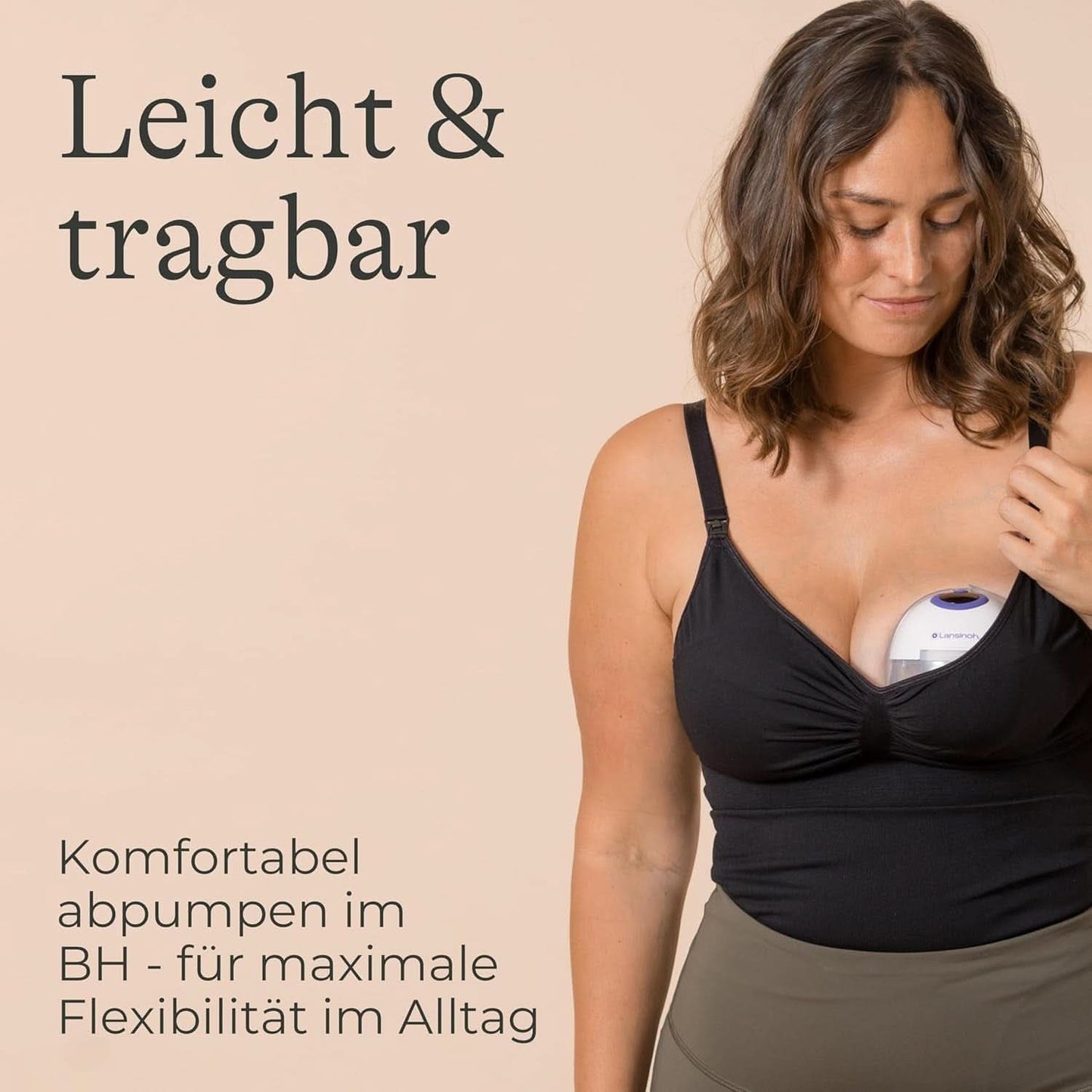 Lansinoh Draagbare elektrische borstkolf Accessoires Voeding en borstvoeding Bebe Naty Shop