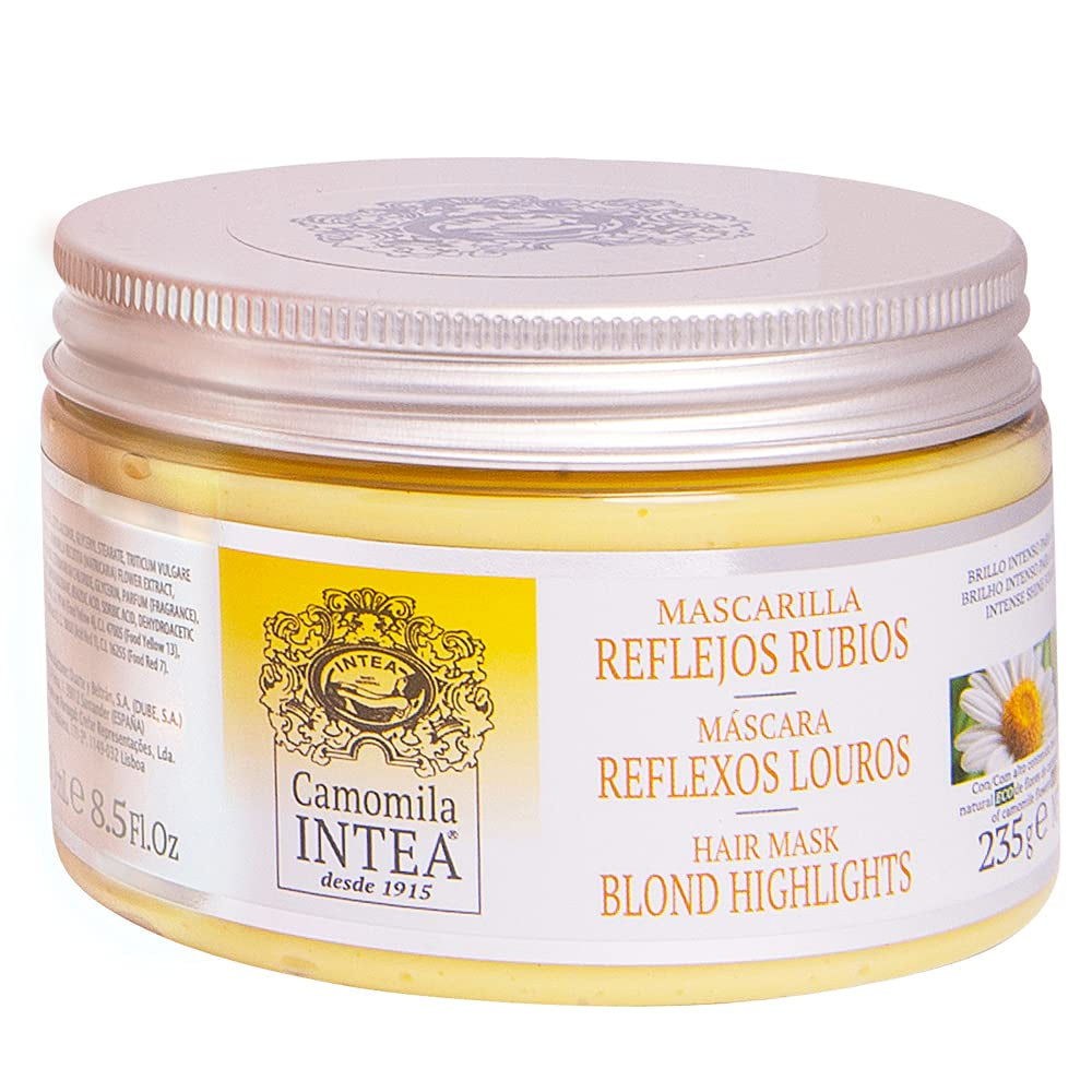 Chamomile Intea - Blonde Reflections Haarmasker - Hydrateert en voedt blond haar - 250 ML Naty Shop Haarmasker Standaardtitel