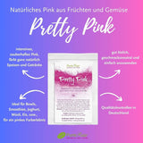 Pretty Pink Natürliche Lebensmittelfarbe Pulver Rosa (Roh Vegan) Pastel Rose Bis Intensiv Rosa-Rot - Essbare kleur voor Lebensmittel Aus Früchten en Gemüse - Natuurlijke kleurstof voor levensmiddelen | Pureraw 5G Naty-winkel