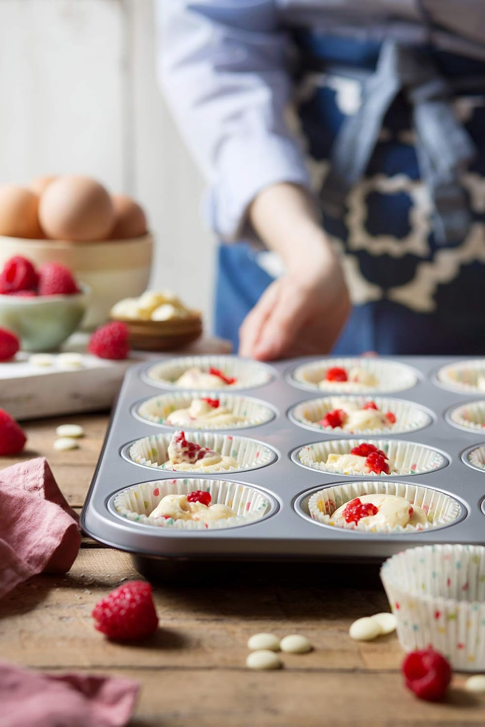 0062750 bakvorm voor 12 muffins Bakvormen en bakplaten Naty Shop