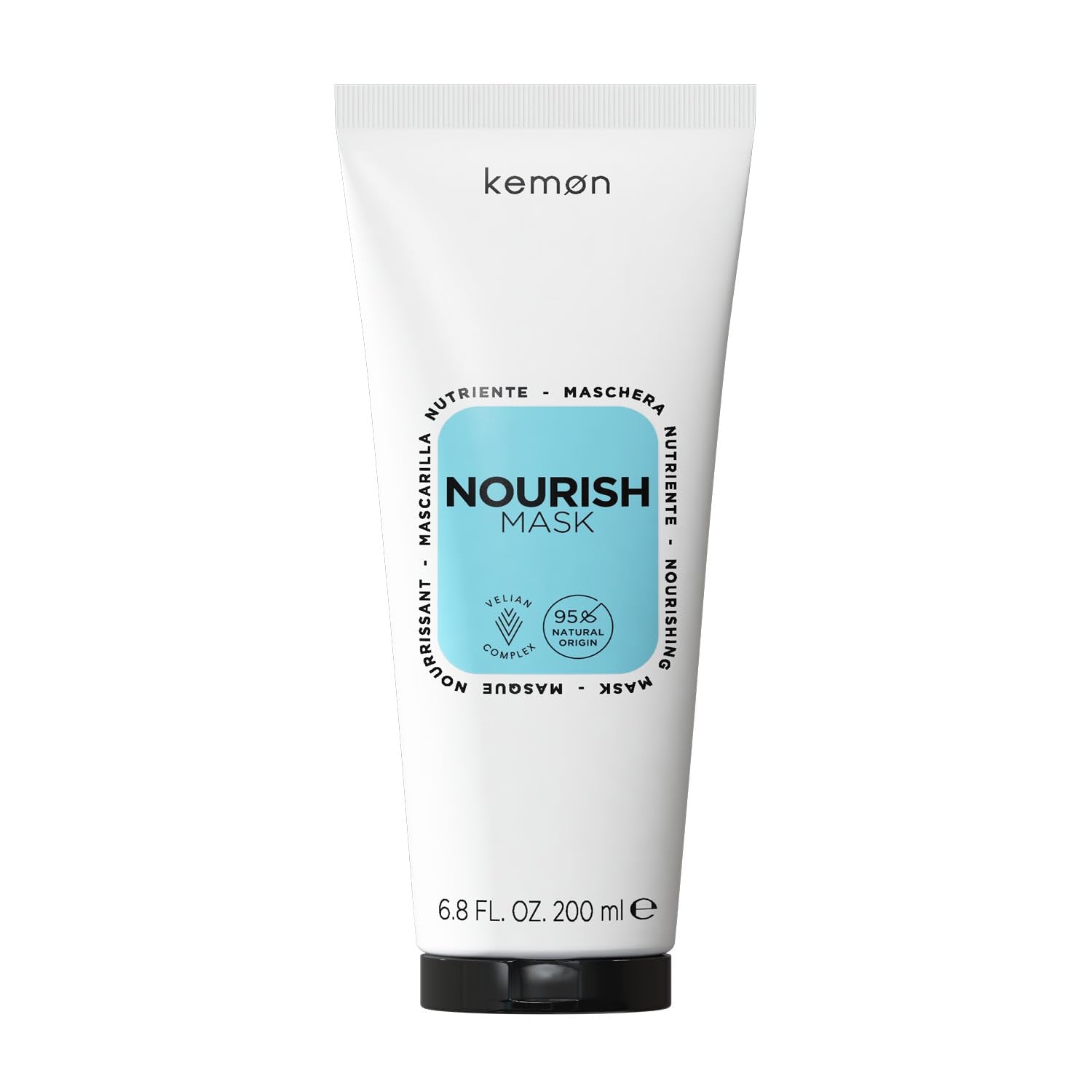 Kemon - Nourish Mask, voedend masker voor broos, droog en krullend haar, op basis van sheaboter, bevordert het ontwarren, voor zacht haar, 200 ml Naty Shop Hair Mask Standaard titel