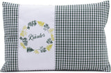 Gözze - Geurend kruidenkussen, 200G kruidenmixvulling, 100% katoenen hoes, 30 x 20 cm - Geruit groen Naty Shop Standaardkussens Geruit groen