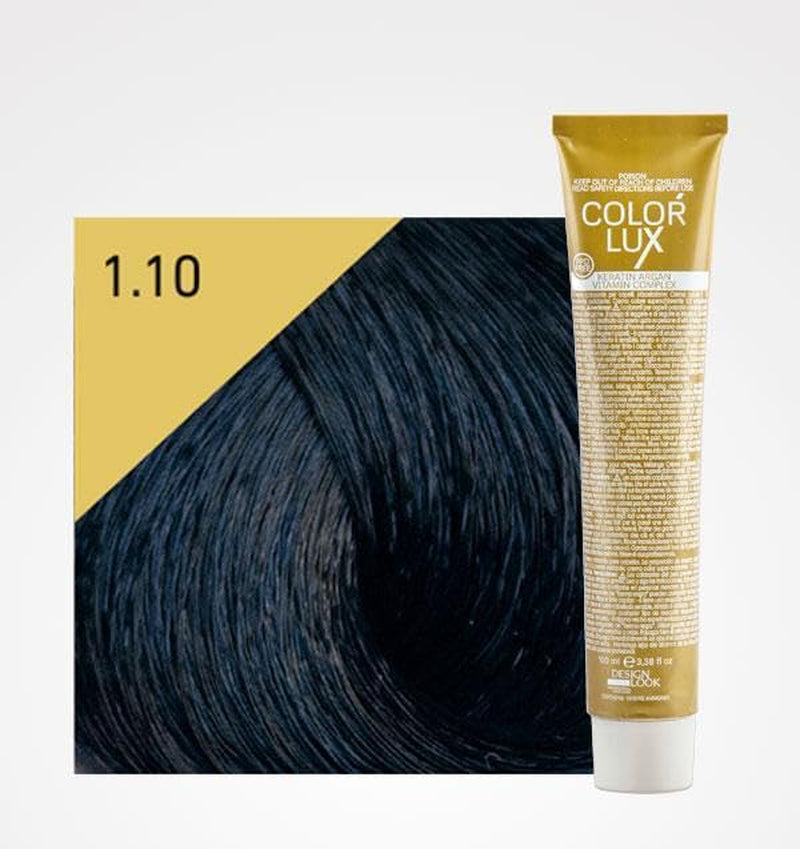 Gouden kleur 1.10 Blauw zwart 100 ml Naty Shop haarverf 1.10 Zwart, blauw 100 G (1 pakje)