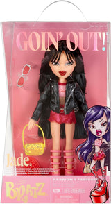 Bratz gaat weg! - Jade - 1 verzamelpop met accessoires, outfit, tas, zonnebril en borstel - Kinderspeelgoed - Vanaf 6 jaar, Rood