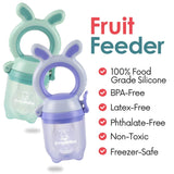 Tétine Pour Bébé/Tétine à Fruit/Tetine Grignoteuse Bebe/Tétine D'alimentation Pour Bébé - Toy de Dentition Pour Bébé, zonder BPA (2 stuks)