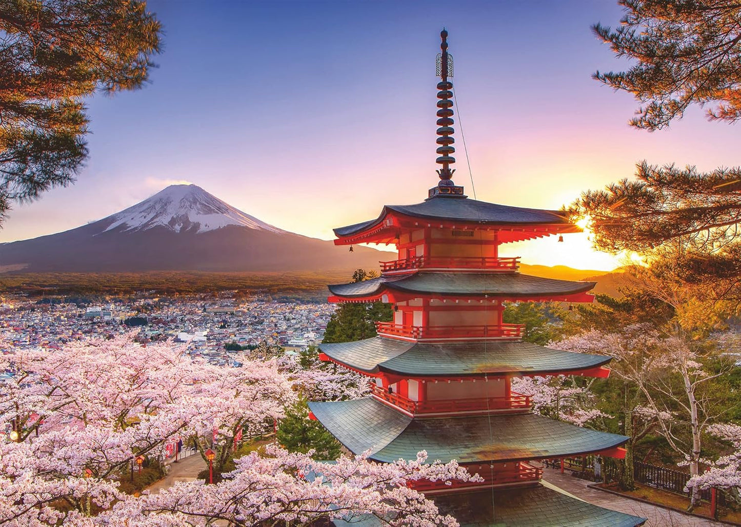 Ravensburger Puzzel 12000582 - Kersenbloesems in Japan - Legpuzzel van 1000 stukjes voor volwassenen en kinderen vanaf 14 jaar, Puzzel Naty Shop Oude versie
