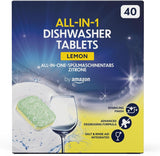 Alles-in-één vaatwastabletten, citroen, 40 tabletten Naty Shop Keukenafwasmiddel