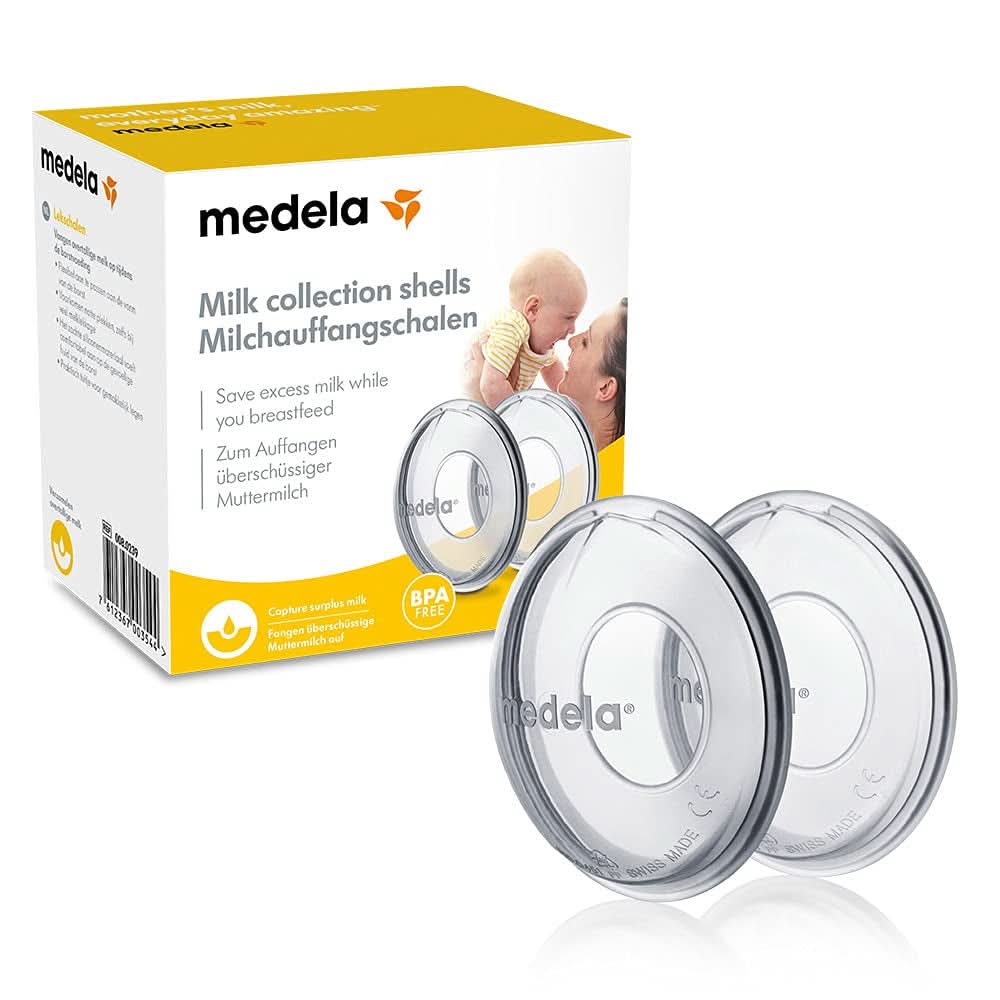 Medela Milk Collection Shells - BPA-, Gemaakt van zacht, flexibel siliconen, Inclusief 2 stuks Accessoires Voeding en borstvoeding Bebe Naty Shop