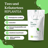 Biologische groene thee met jasmijn 100 g (50 kopjes) | Jasmijnthee uit China in bulk, biologische kwaliteit REPLANTEA