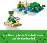 LEGO Minecraft The Turtle Beach House Speelgoedhuis met accessoires voor meisjes en jongens vanaf 8 jaar, set met dieren en personages uit de videogame, cadeau voor gamers 21254 Bouwsets Besuche den LEGO-Store