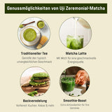 Ceremoniële kwaliteit UJI - Doos van 30 g - Bio - 100% Japanse Matcha - Eerste oogst - Pure Matcha - Gemalen