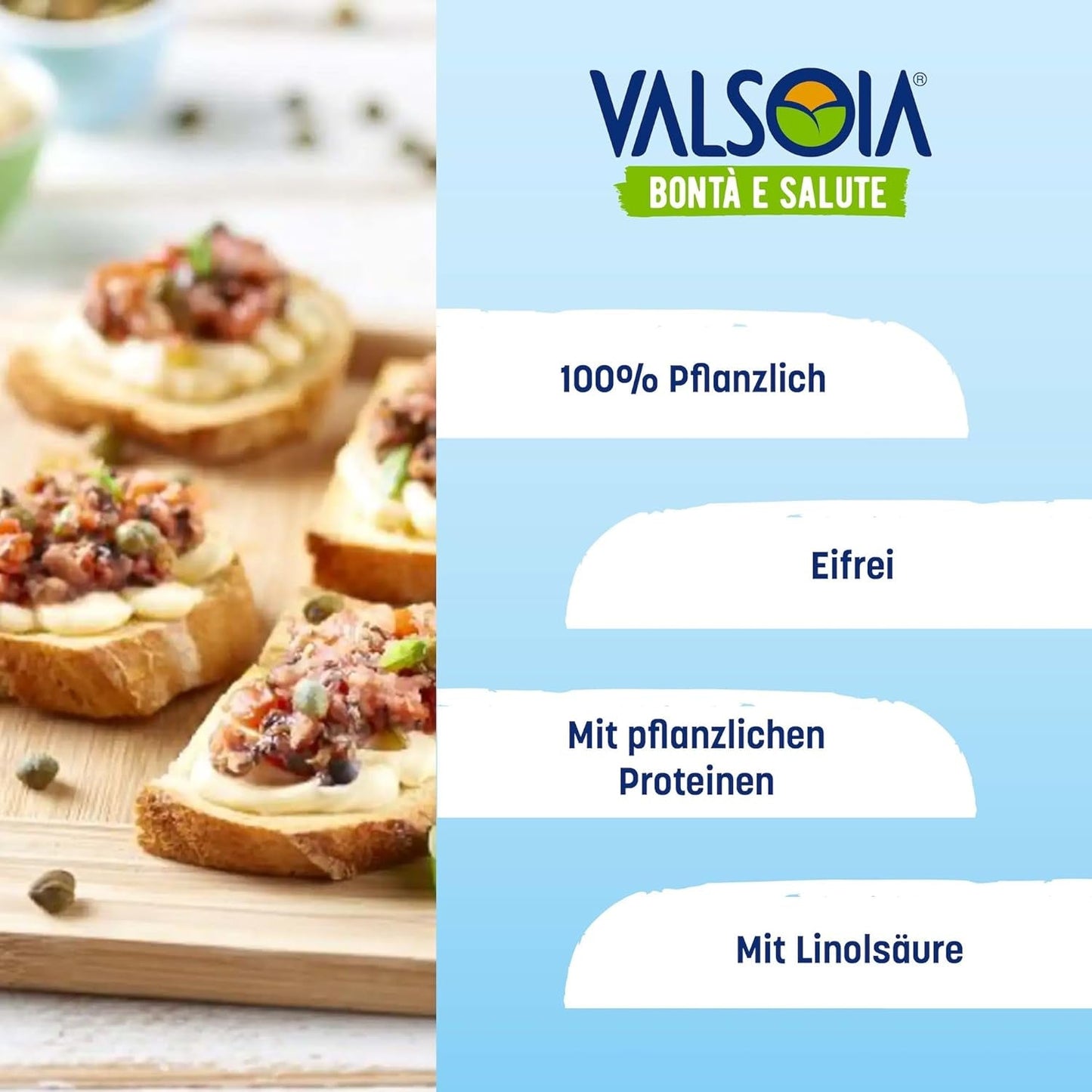 Eivrije plantaardige sojamayonaise, ideaal voor veganisten en vegetariërs, veelzijdig in de keuken, 4 x 150 ml