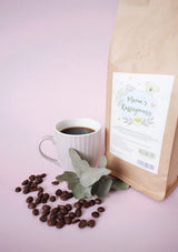 Mama's Coffee Pleasure®binky - Cremoso cafeïnevrije espressobonen - natuurlijke CO² cafeïnevrij maken - licht getrommeld in Italië - ideaal tijdens en na de zwangerschap