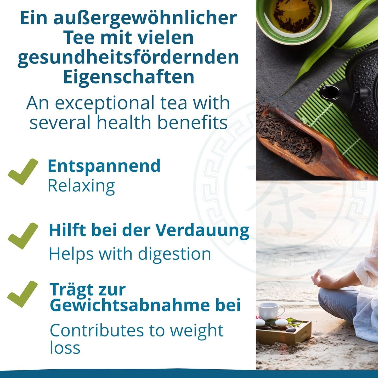 Khla - Bio Oolong Thee 100 G - Blauwe thee - Natuurlijke losse thee - Biologische Aziatische thee - Los en gesneden - Kruiden- en geïnfuseerde thee - Uit China