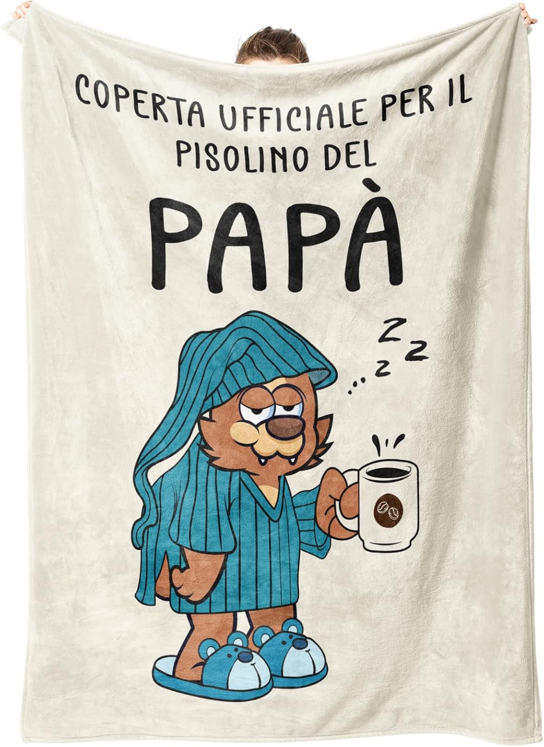 Musaecoin papa cadeau, papa verjaardagscadeau, cadeau-ideeën voor papa, cadeaus voor papa, 50-60 inch flanellen deken, kerstcadeau voor papa, vaderdagcadeau Bedden en dekens musaecoin Standaardtitel