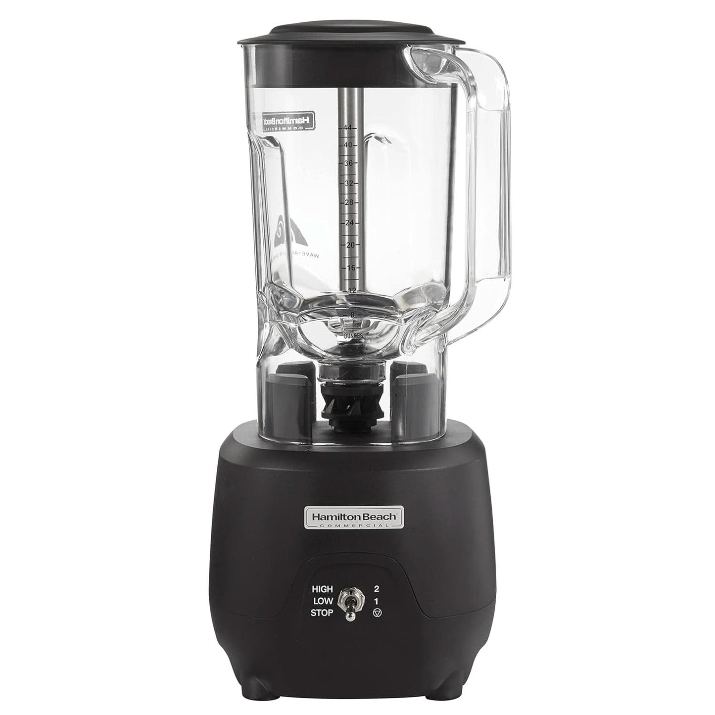 Hamilton Beach Commercial® 908®R staafmixer, HBB908R-CE, 1 PK, polycarbonaat container van 1,3 liter, 2 snelheden, 220-240V, zwarte keuken Naty Shop