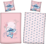 Stitch Aloha Omkeerbaar beddengoedset Meisjesbeddengoed 100% katoenen beddengoed - Kids Naty Shop