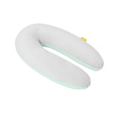 Badabulle Borstvoedingskussen en donzig zwangerschapskussen, 150 cm, inclusief hoes, ergonomische vorm Accessoires Voeding en borstvoeding Bebe Naty Shop Fluffy