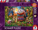 Schmidt Spiele 59779 Verhalen van het bos bij nacht 1000 stukjes puzzel Naty Shop standaardtitel