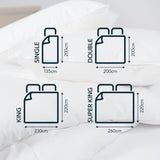 Allergiedekbed Snuggledown Freshwash, 13,5 Tog Winter Warm, katoen, wit, eenpersoonsbed Dekbedden en dekbedden Naty Shop
