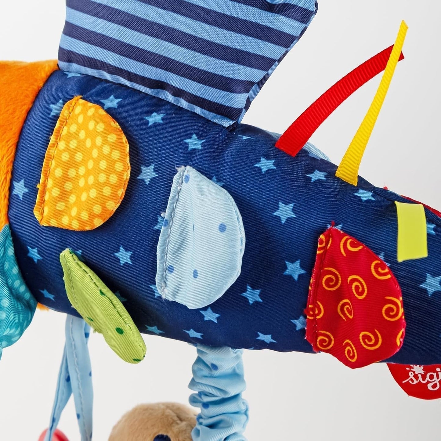 SIGIKID 40104 Actieve vis Baby Activity PlayQ Speelgoed voor kinderen meisjes en jongens aanbevolen vanaf 3 maanden veelkleurig Babyspeelgoed Naty Shop