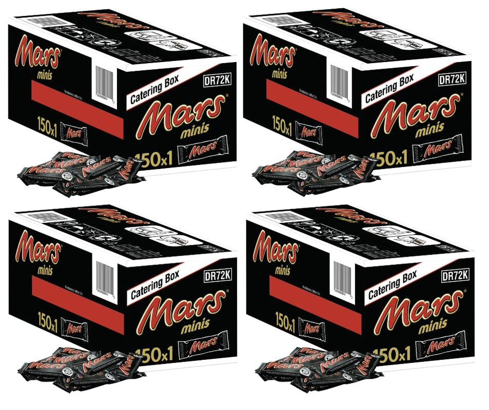 Mars Minis Chocoladerepen | Grootverpakking chocolade | Karamel | 150x18g