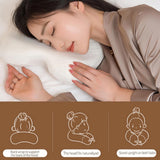 MINGZE Multifunctioneel traagschuimkussen Nekkussen Schuim, boog U-vormig nekkussen, langzaam rebound-slaapkussen Rebound-drukkussen, kussen IJszijde voor hand- en nekbescherming Cervicale orthopedische kussens Naty Shop