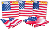 HEKU 191-dlg. USA Party Set I Papieren Borden Ø23Cm, Rode Bekers, 3-laags Servetten 33X33Cm, Decoratieprikker, Wimpelketting 10M I Ideaal voor themafeesten en nationale feestdagen
