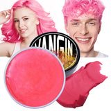 Groene tijdelijke haarverf, styling haarkleur voor mannen vrouwen, natuurlijke haarpommade, haarverfwas voor feest, cosplay en Halloween, Kerstmis, crème tijdelijke haarverf (100 g, groen) Naty Shop haarverf roze rood 1G (1 pak)