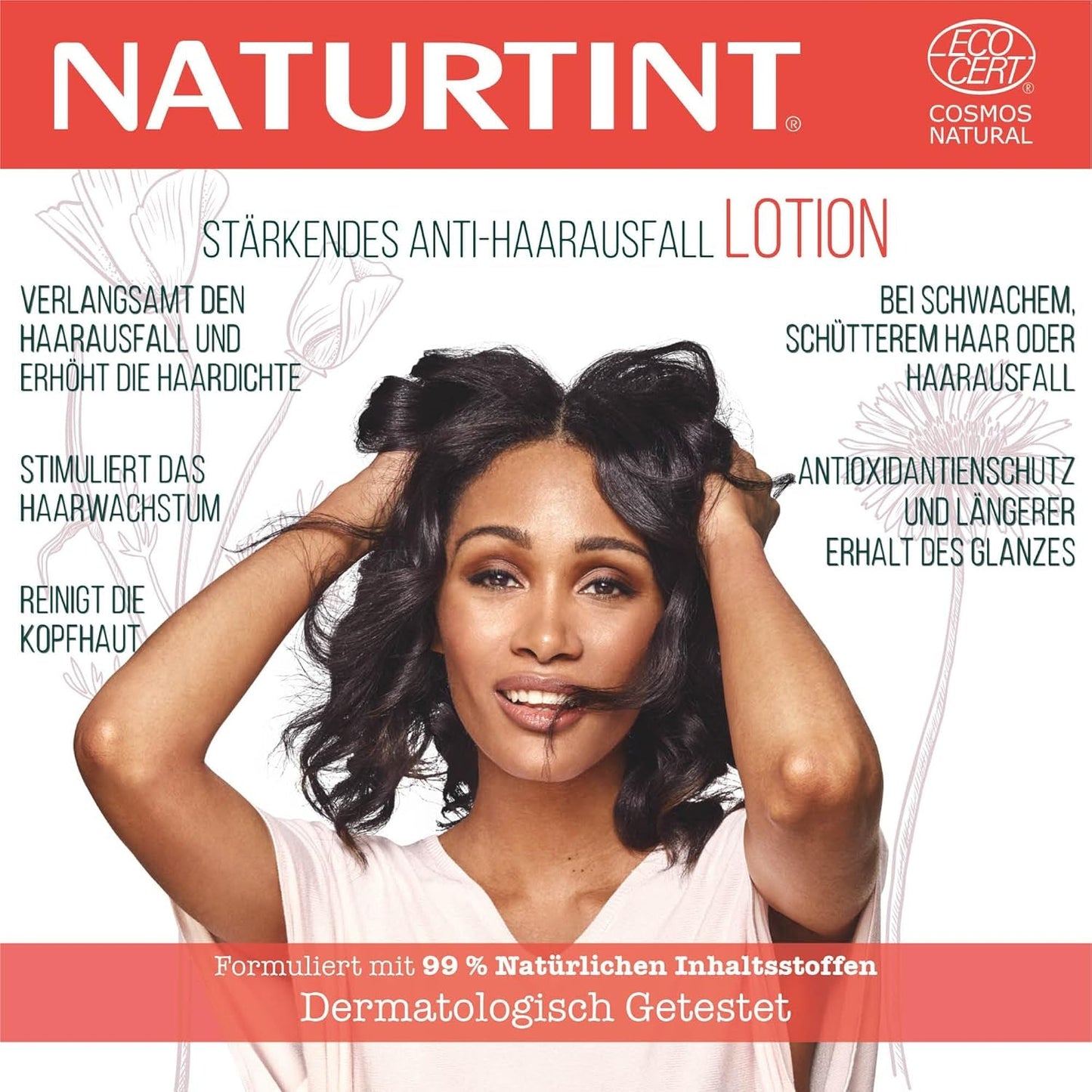 Naturtint, Versterkende lotion tegen haaruitval, 125 ml Naturtint haarverzorging