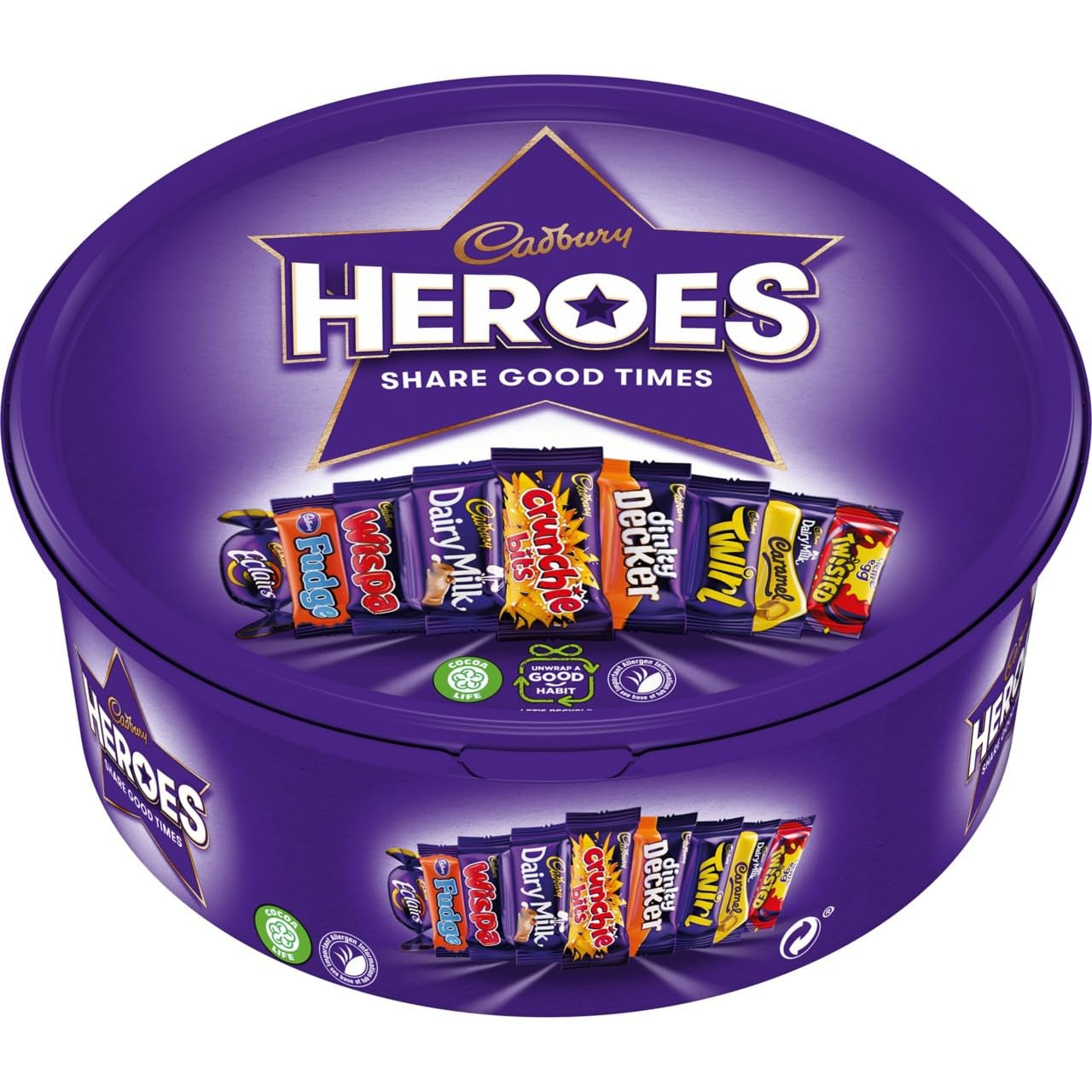 Chocoladedoos Helden 550g