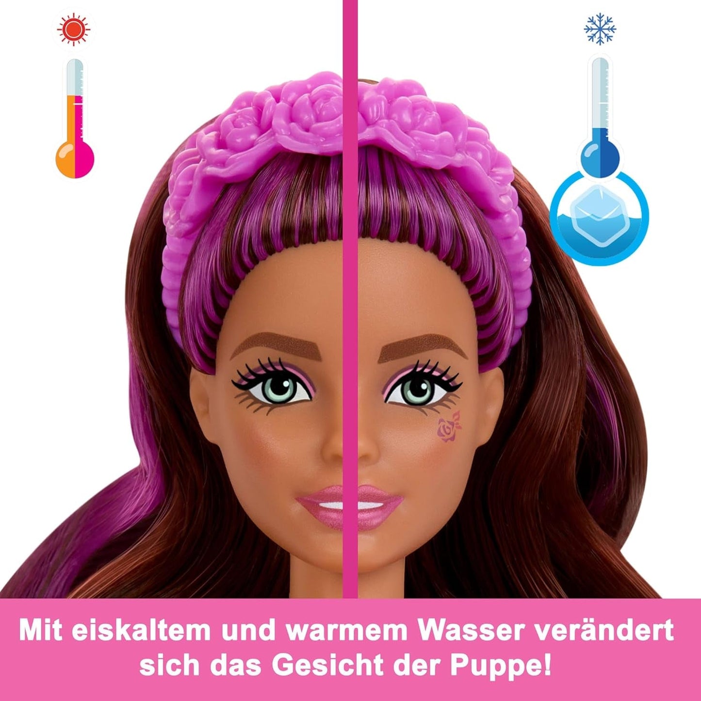 Barbie Color Reveal-pop en accessoires, Ballerina-serie, 6 verrassingen om uit te pakken, inclusief kleurverandering, geïnspireerd door de belangrijkste ballettrend (stijlen kunnen variëren), HRK17 Naty Shop-poppen