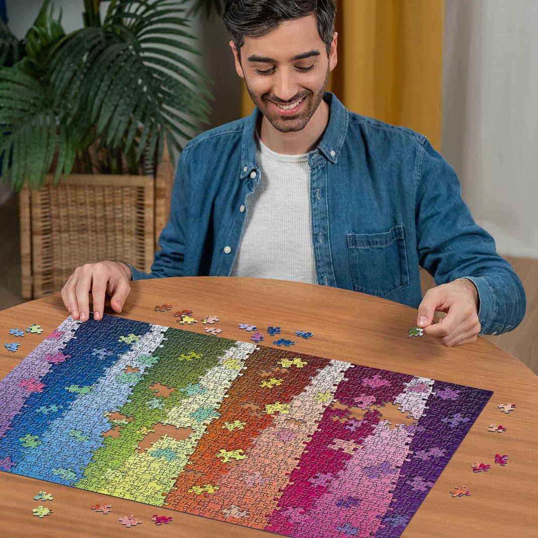 Ravensburger legpuzzel voor volwassenen 1000 stukjes - Kleur op kleur Puzzel Naty Shop