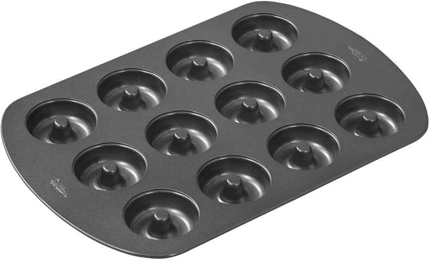 Wilton Donut-Backform Mit 12 Mulden Donutform, Hochwertige Donut Backform Mit Antihaftbeschichtung Für 12 Mini-Donuts, Spülmaschinenfest Vormen en bakplaten Naty Shop Mini
