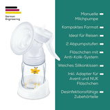 Beurer babyverzorging, Handmatige borstkolf, Inclusief fles met antikrampjessysteem Accessoires Voeding en Borstvoeding Bebe Naty Shop