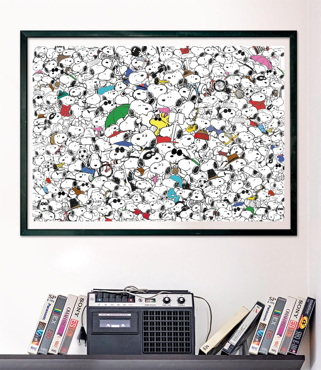 Clementoni - 39804 - Impossible Puzzle Peanuts - Puzzel van 1000 stukjes voor volwassenen en kinderen vanaf 14 jaar, behendigheidsspel voor het hele gezin Puzzel Naty Shop