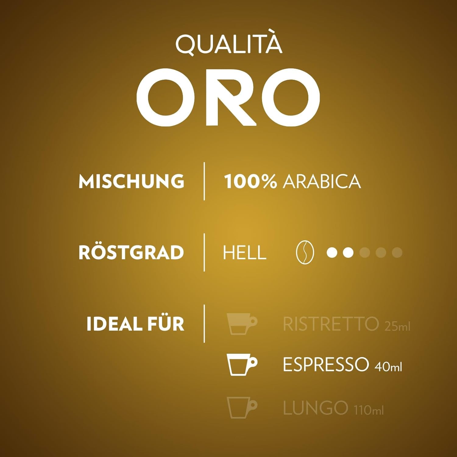 Lavazza Qualità Oro, Arabica-Bohnen met fruitig-bloemige smaak, 10 capsules, geschikt voor Nespresso