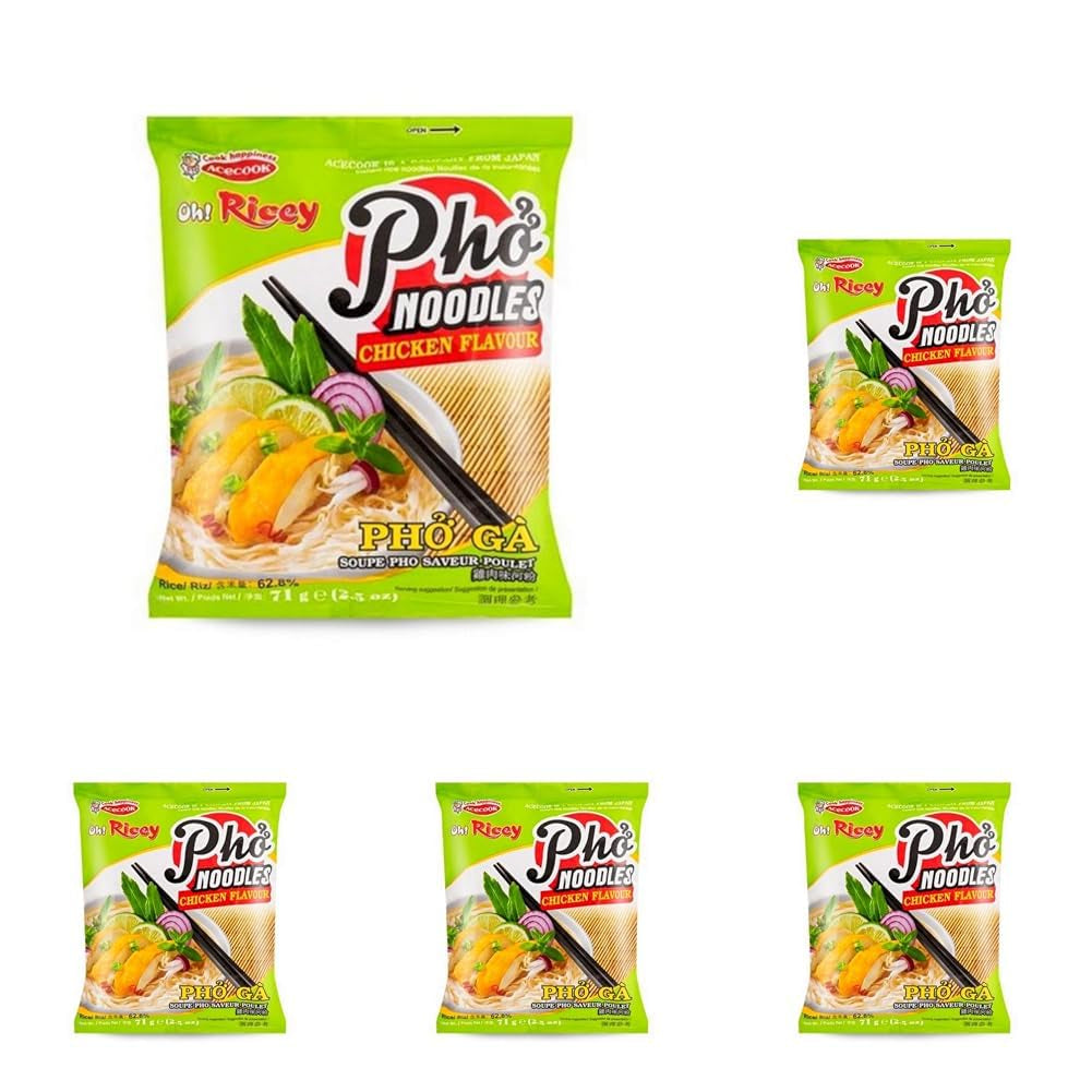 - OF Instantnoedels met kip en rijst - (1 x 71 g)