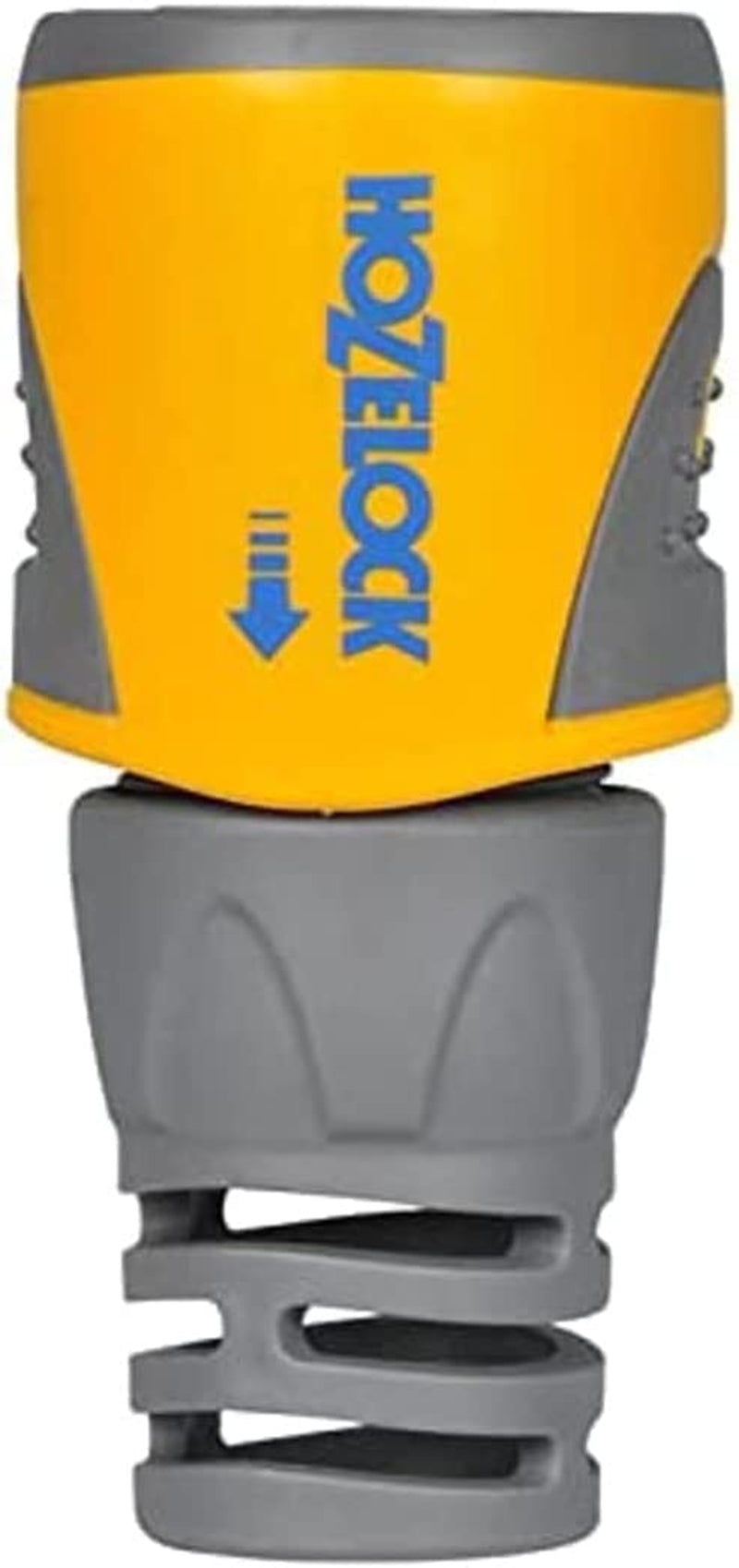 HOZELOCK - 2 slangkoppelingen Plus Ø 12,5 mm - 15 mm (1/2"- 5/8") Soft Touch: waterdichte, antislip, flexibele en verlengde slangaansluiting die draaien en druipen voorkomt [2050P0025]