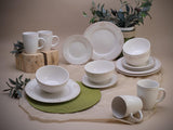 CreaTable, 23601, Romantic Vintage Series, 16-delige serviesset voor 4 personen, porseleinen combinatieservies, vaatwasmachine- en magnetronbestendig, kwaliteitsproductie