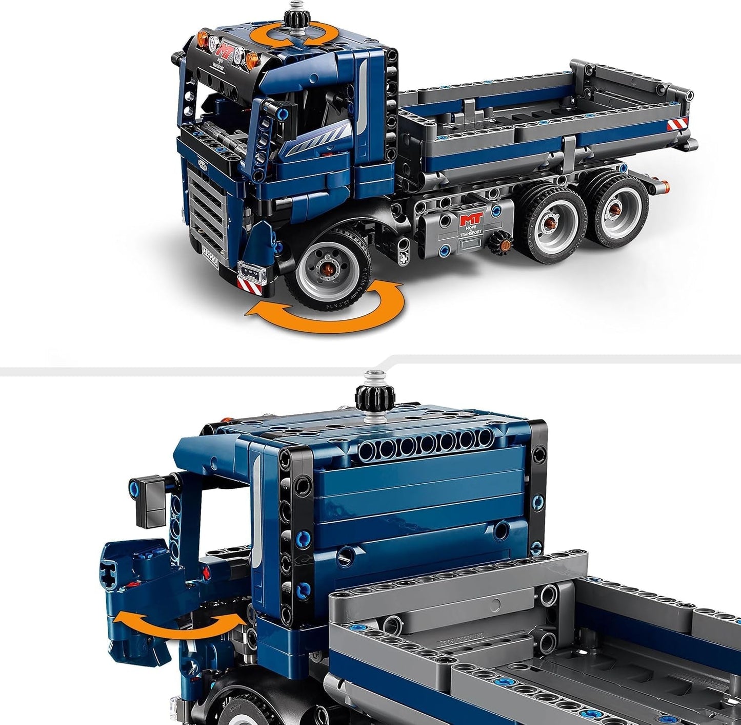 LEGO Technic Dump Truck speelgoed met stuur en beweegbare dumptruck - blauw bouwvoertuig - cadeau-idee voor verjaardagen of feestdagen - bouwset voor jongens en meisjes vanaf 9 jaar 42203 Bouwsets Besuche den LEGO-Store